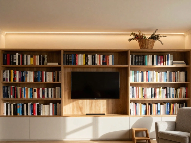 Should Built-In Bookshelves Go to the Ceiling?