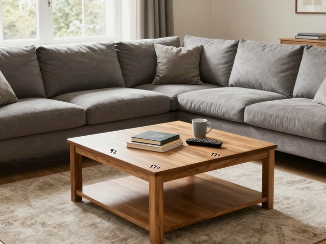 What Size Coffee Table Should I Get Compared to My Couch?