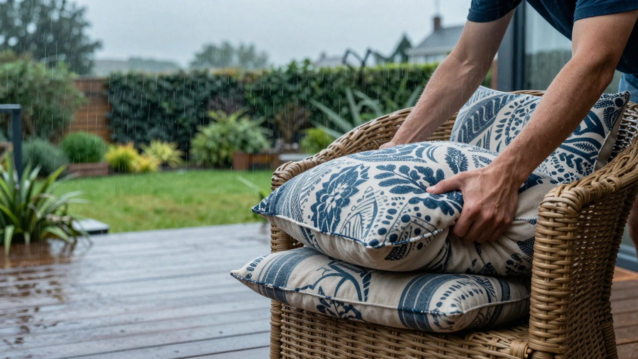 Where to Store Patio Cushions When It Rains: A Complete Guide
